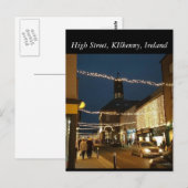 High Street, Kilkenny. Ierland Briefkaart (Voorkant / Achterkant)