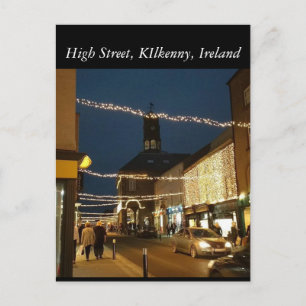 High Street, Kilkenny. Ierland Briefkaart