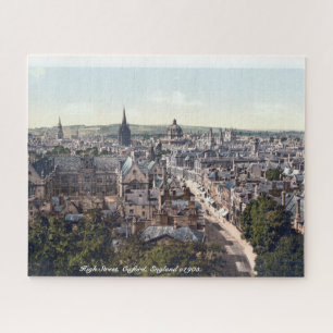 High Street Oxford panorama, Engeland 1905 Legpuzzel