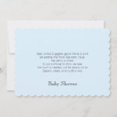 High Tea baby shower uitnodiging (Achterkant)