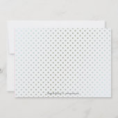 High Tea Baby shower uitnodiging (Achterkant)