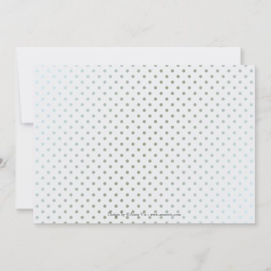 High Tea Baby shower uitnodiging (Achterkant)