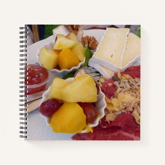 High Tea Food Notebook Notitieboek (Voorkant)