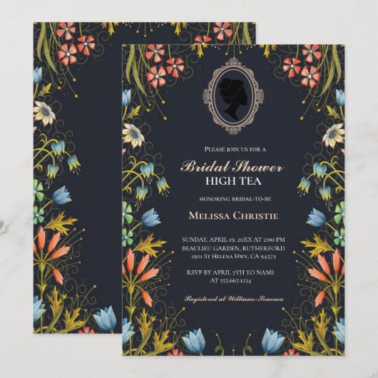 High Tea Garden Party, mooie zachte pastel Kaart (Voorkant / Achterkant)