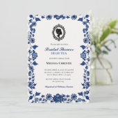 High Tea Garden Party, mooie zachte pastel Kaart (Staand voorkant)