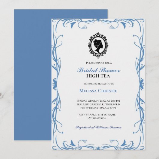 High Tea Garden Party, mooie zachte pastel Kaart (Voorkant / Achterkant)