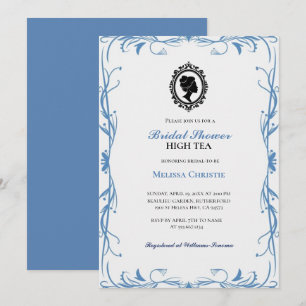 High Tea Garden Party, mooie zachte pastel Kaart