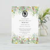 High Tea Garden Party, mooie zachte pastel Kaart (Staand voorkant)