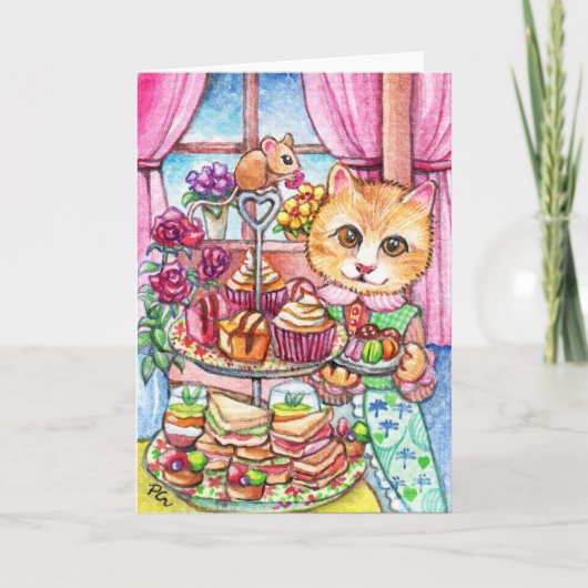 High Tea Party Kaart (Voorkant)