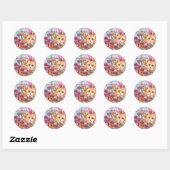 High Tea Party Ronde Sticker (Vel)