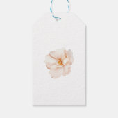 High Tea Pastel Gold Bridal Shower Cadeaulabel (Achterkant)