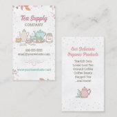 High Tea Set Visitekaartje (Voorkant / Achterkant)