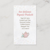 High Tea Set Visitekaartje (Achterkant)