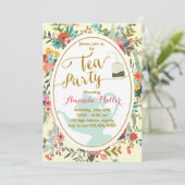 High Tea uitnodiging (Staand voorkant)