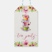 High Tea Vrijgezellenfeest Cadeaulabel (Achterkant)