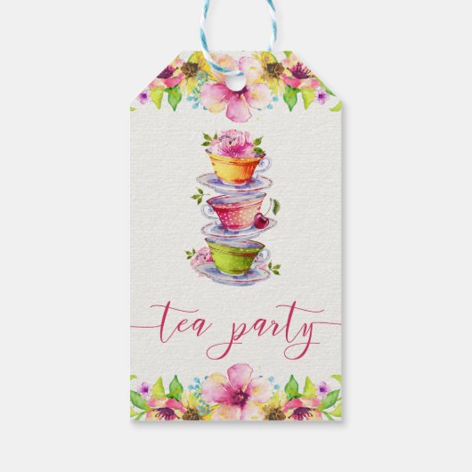 High Tea Vrijgezellenfeest Cadeaulabel (Achterkant)