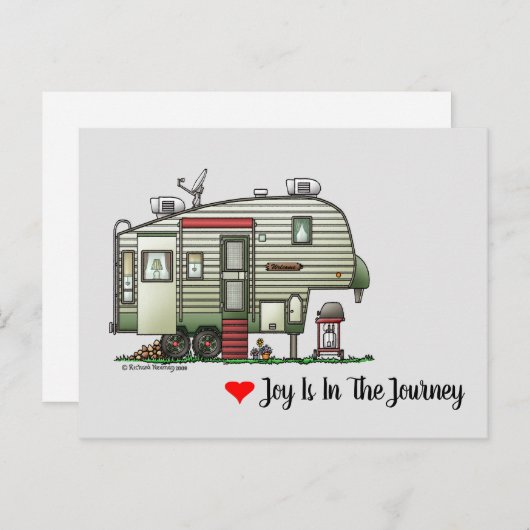 High Tech 5th Wheel Briefkaart (Voorkant / Achterkant)