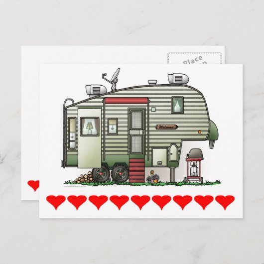 High Tech 5th Wheel Briefkaart (Voorkant / Achterkant)