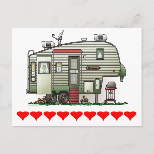 High Tech 5th Wheel Briefkaart (Voorkant)