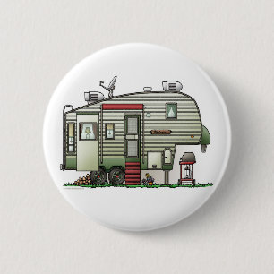High Tech 5th Wheel Camper Button