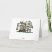 High Tech 5th Wheel Feestdagen Kaart (Achterkant)