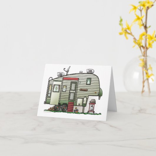 High Tech 5th Wheel Kaart (Gele Bloem)