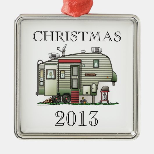 High Tech 5th Wheel Metalen Ornament (Voorkant)