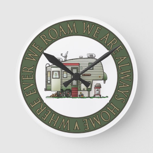 High Tech 5th Wheel Ronde Klok (Voorkant)