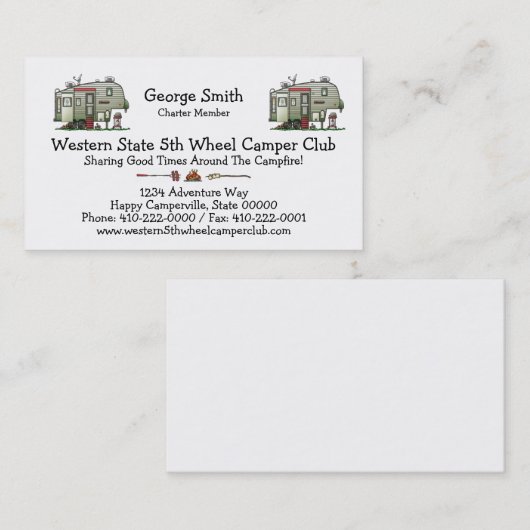 High Tech 5th Wheel Visitekaartje (Voorkant / Achterkant)