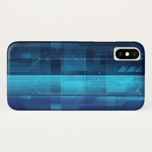 High-tech achtergrond Case-Mate iPhone case (Achterkant (horizontaal))