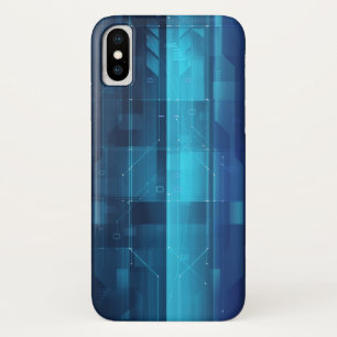 High-tech achtergrond iPhone x hoesje