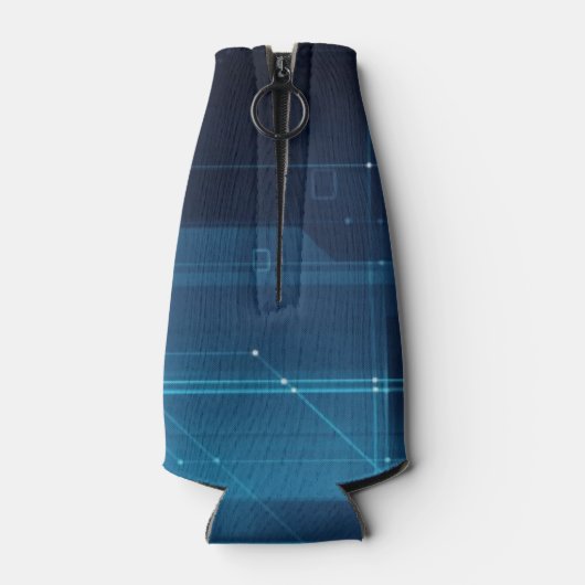 High tech digital background flesjeskoeler (Achterkant)