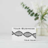 High Tech DNA-grijs Visitekaartje (Staand voorkant)