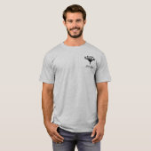 High Tech Eagle - Licht gekleurd T-shirt (Voorkant volledig)