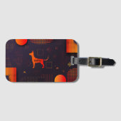 High Tech hond Bagagelabel (Voorkant (horizontaal))