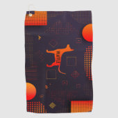 High Tech  hond Golfhanddoek (Voorkant)