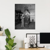 High Tech on Wall Street, 1928 Poster (Thuiskantoor)