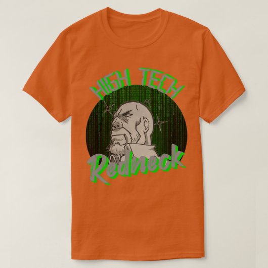 High Tech Redneck T-shirt (Design voorkant)