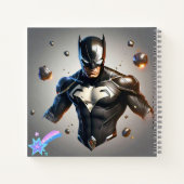 "High-Tech Suit Channels Power" Notitieboek (Achterkant)