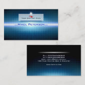 high-tech visitekaartje (Voorkant / Achterkant)