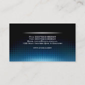 high-tech visitekaartje (Achterkant)