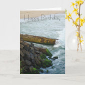 High Tide verjaardagskaart Kaart (Gele Bloem)