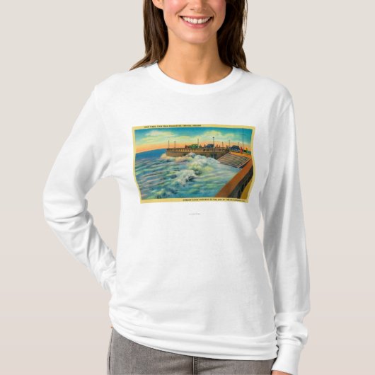 High Tides bij PromenadeSeaside, OF T-shirt (Voorkant)