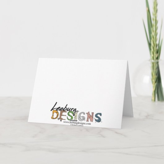 High Tides Feestdagen Kaart (Achterkant)