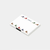 High-top sneakers schoenen, aangepast ontwerp post-it® notes (Schuin)