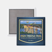 High Trestle Trail (bike2) Magneet (Voorkant / Achterkant)
