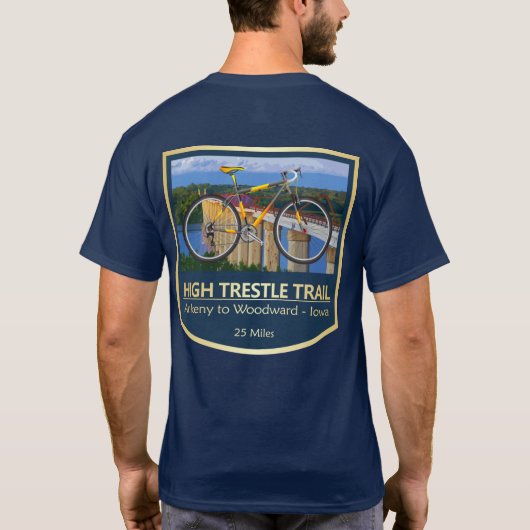 High Trestle Trail (bike2) T-shirt (Achterkant)