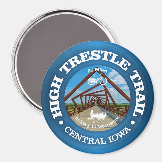 High Trestle Trail (fietsen c) Magneet (Voorkant / Achterkant)