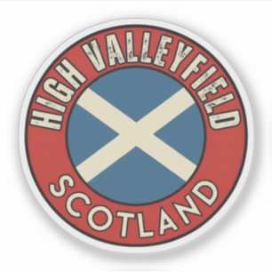 High Valleyfield, Schotland Sticker