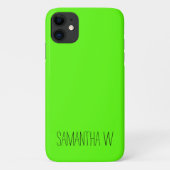 High Visibility Neon Green Case-Mate iPhone Case (Achterkant)